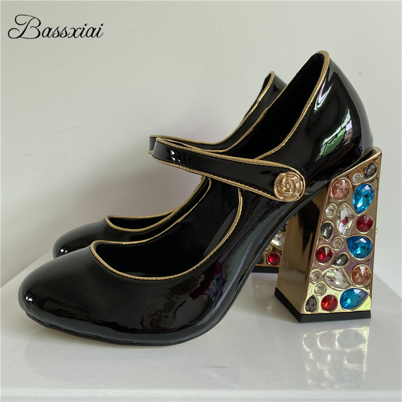 Baby Clothing Size - Zapatos de tacón alto cuadrados con