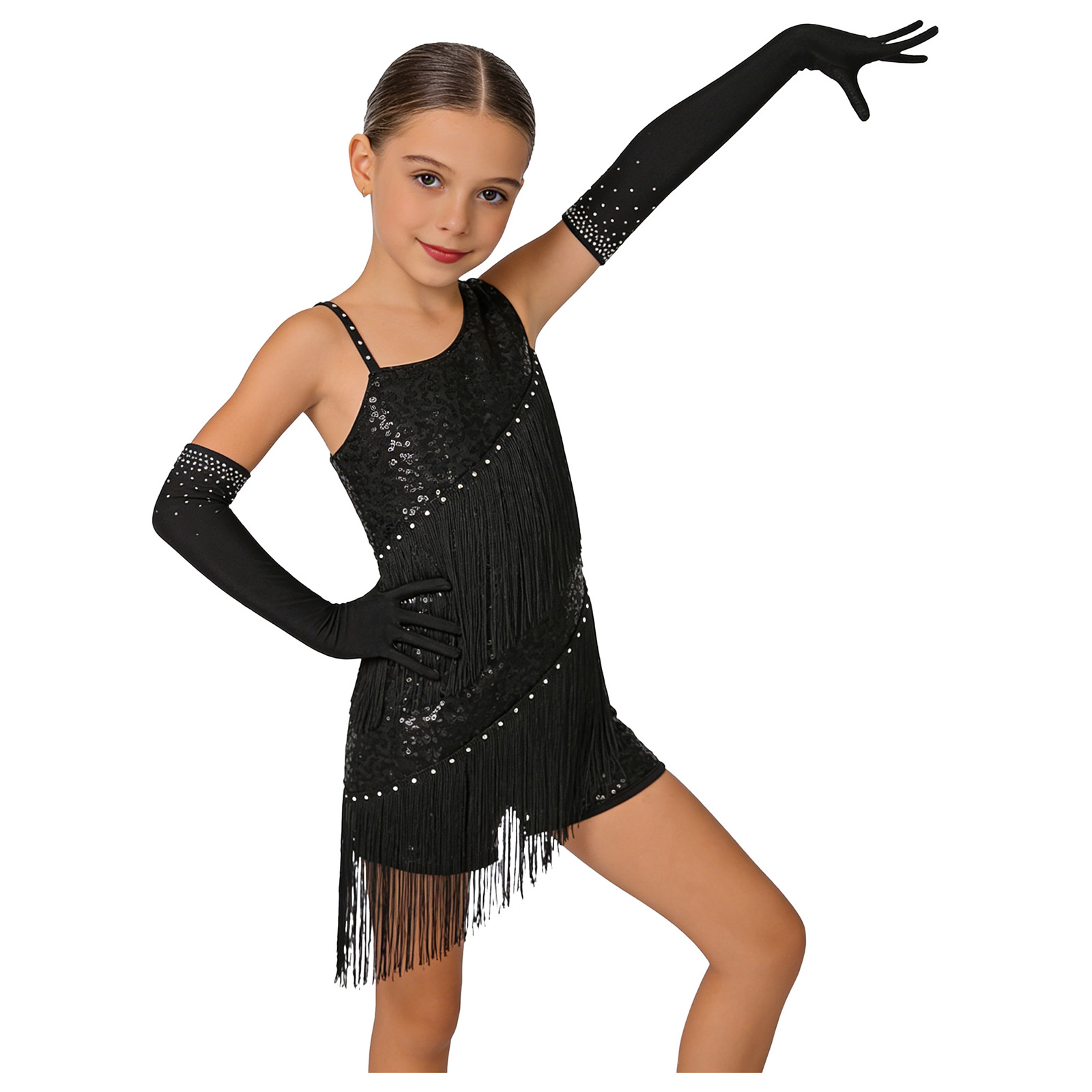 Baby Clothing Size - Traje de Baile Latino para Niñas,