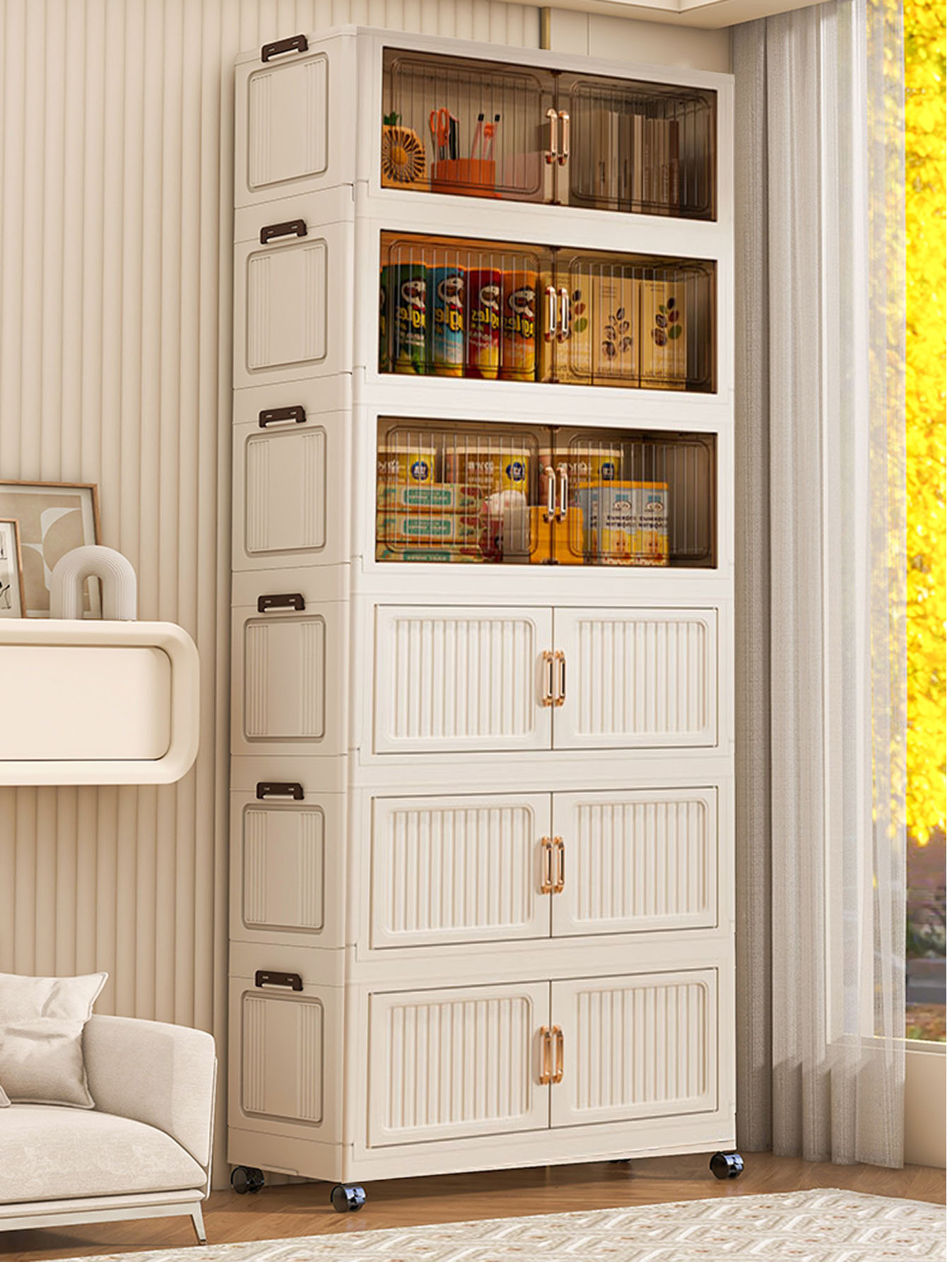 Baby Clothing Wardrobe - Caja de Almacenamiento Plegable de Gran