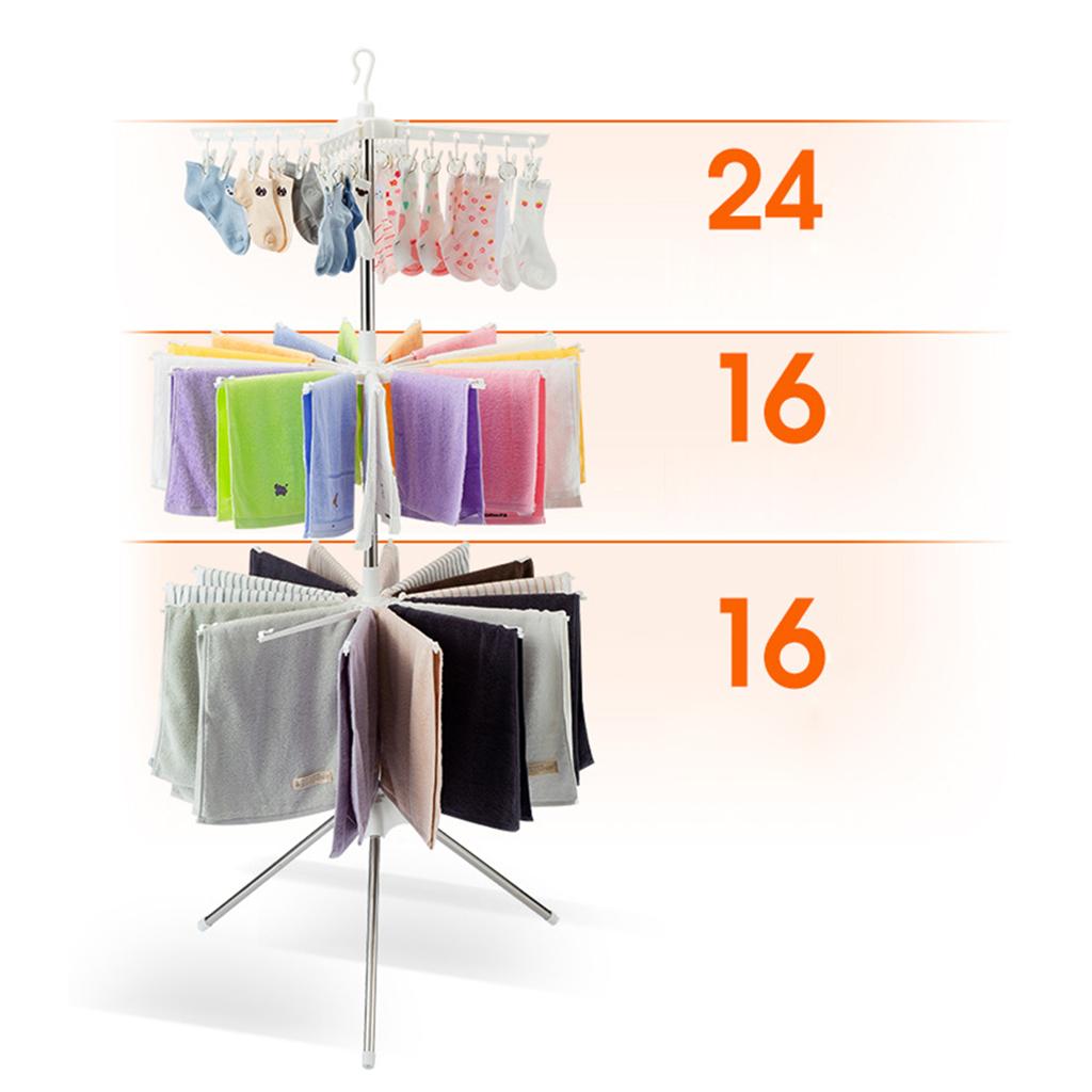 Tendedero plegable de 3 nivele - Baby Clothing Drying Rack reseña y precio