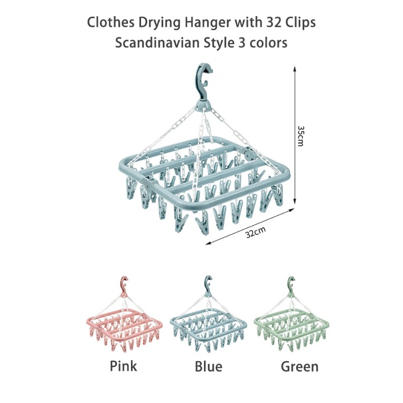 Colgador de secado de ropa con - Baby Clothing Drying Rack reseña y precio