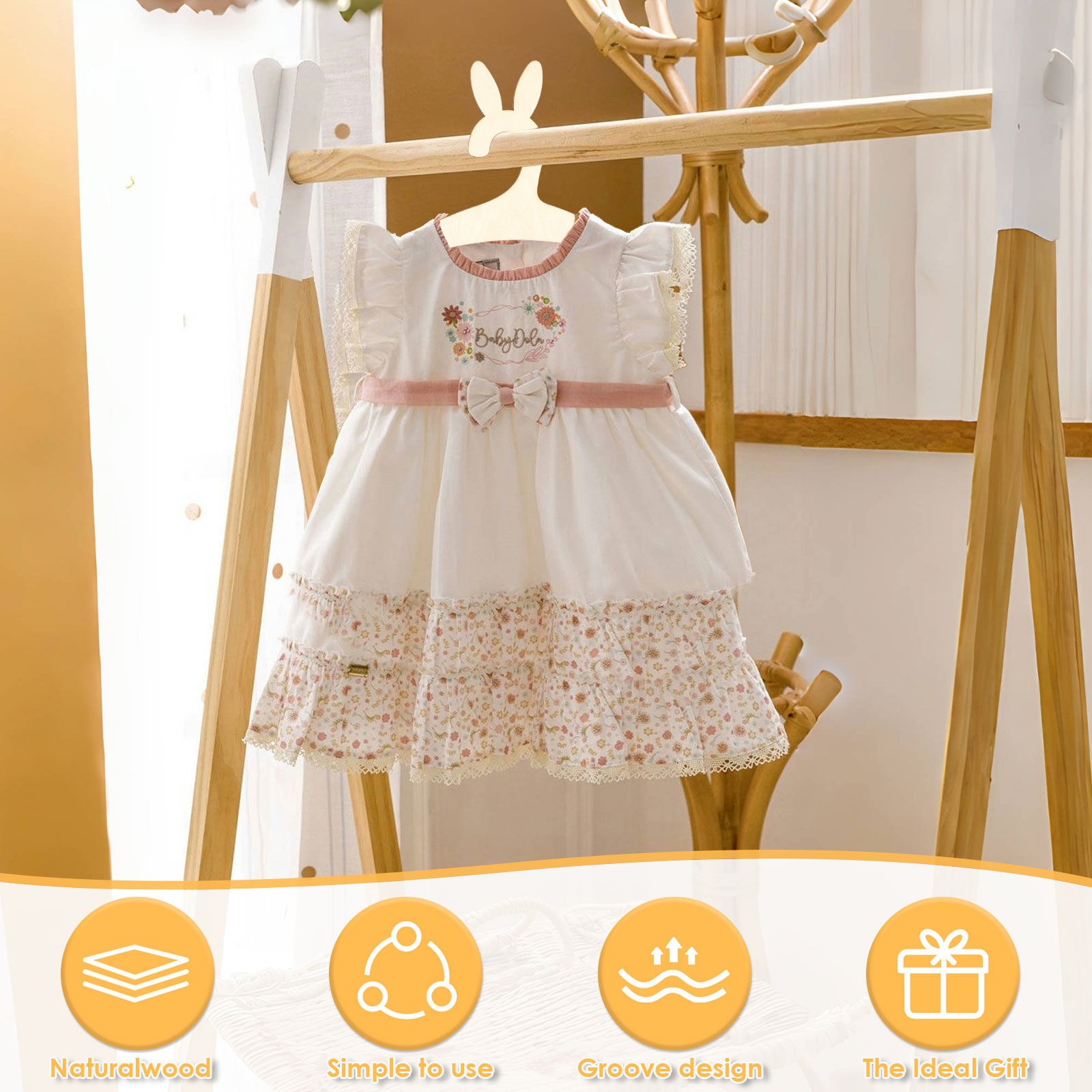 20 piezas estante para ropa de - Baby Clothing Drying Rack reseña y precio
