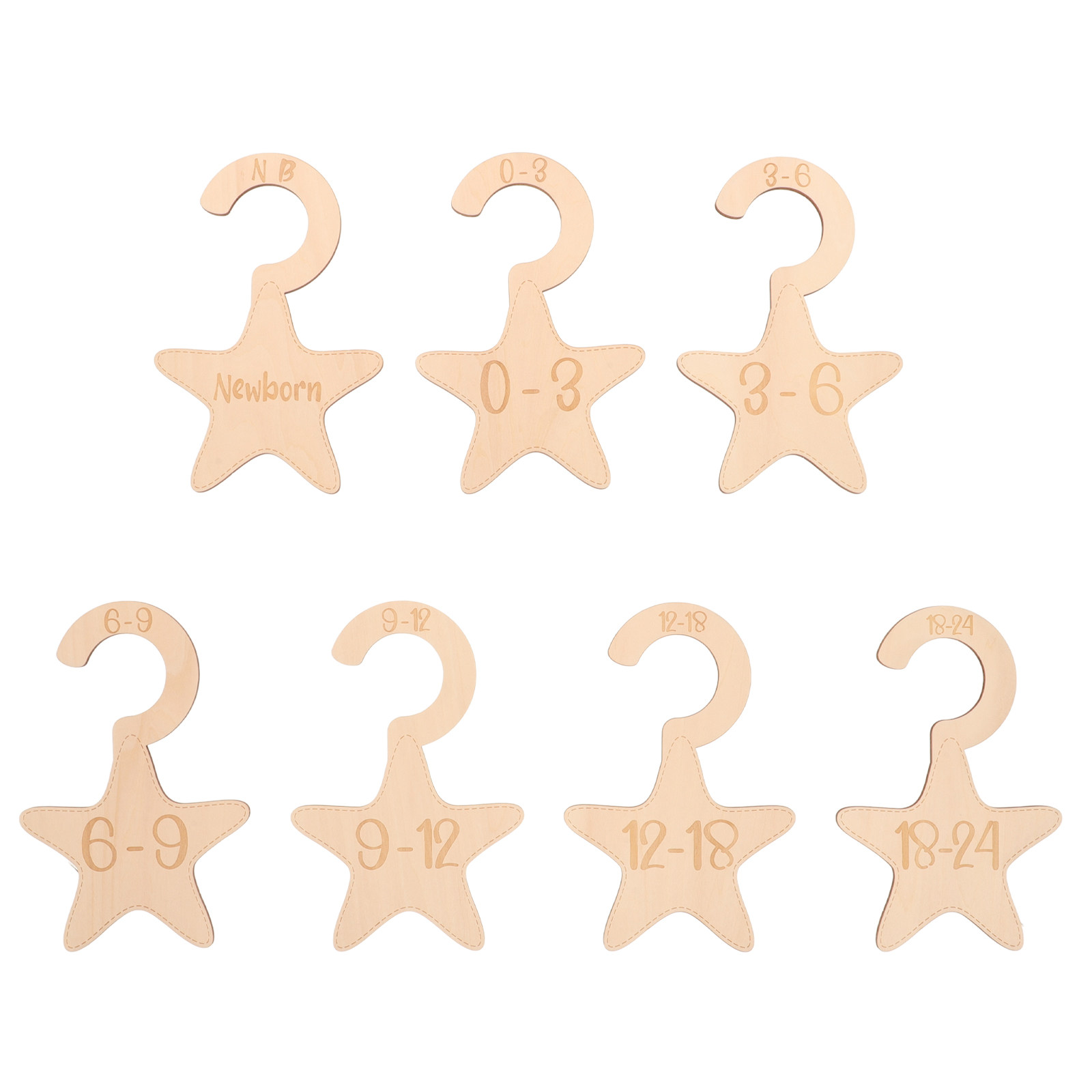 7 Divisores de Madera para Arm - Baby Clothing Wardrobe reseña y precio