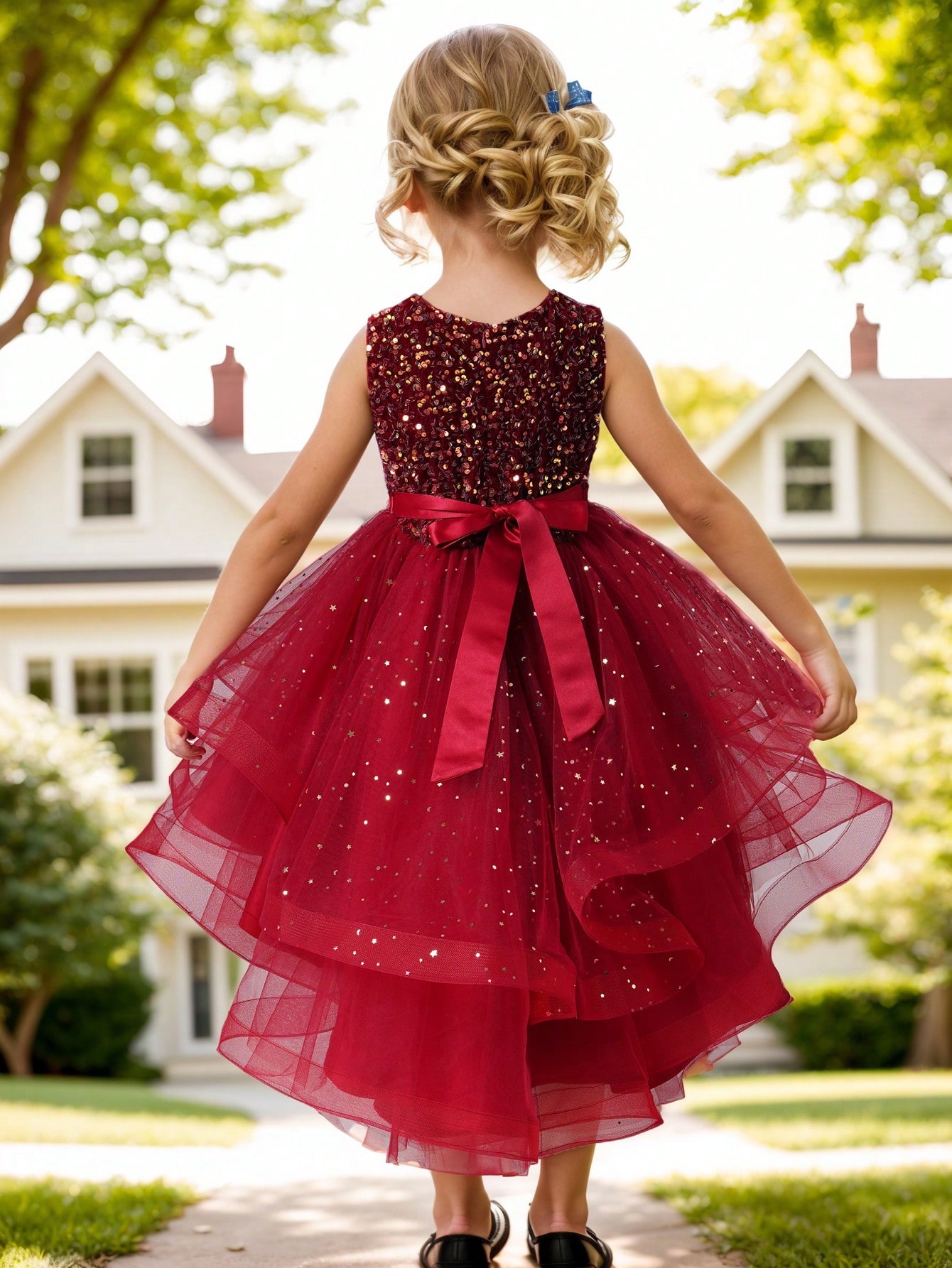 Vestido de Princesa con Lentej - Baby Clothing For Girls reseña y precio