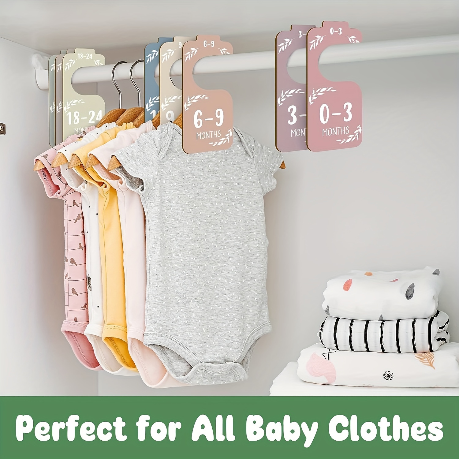 8 divisores de armario de bebé - Baby Clothing Wardrobe reseña y precio