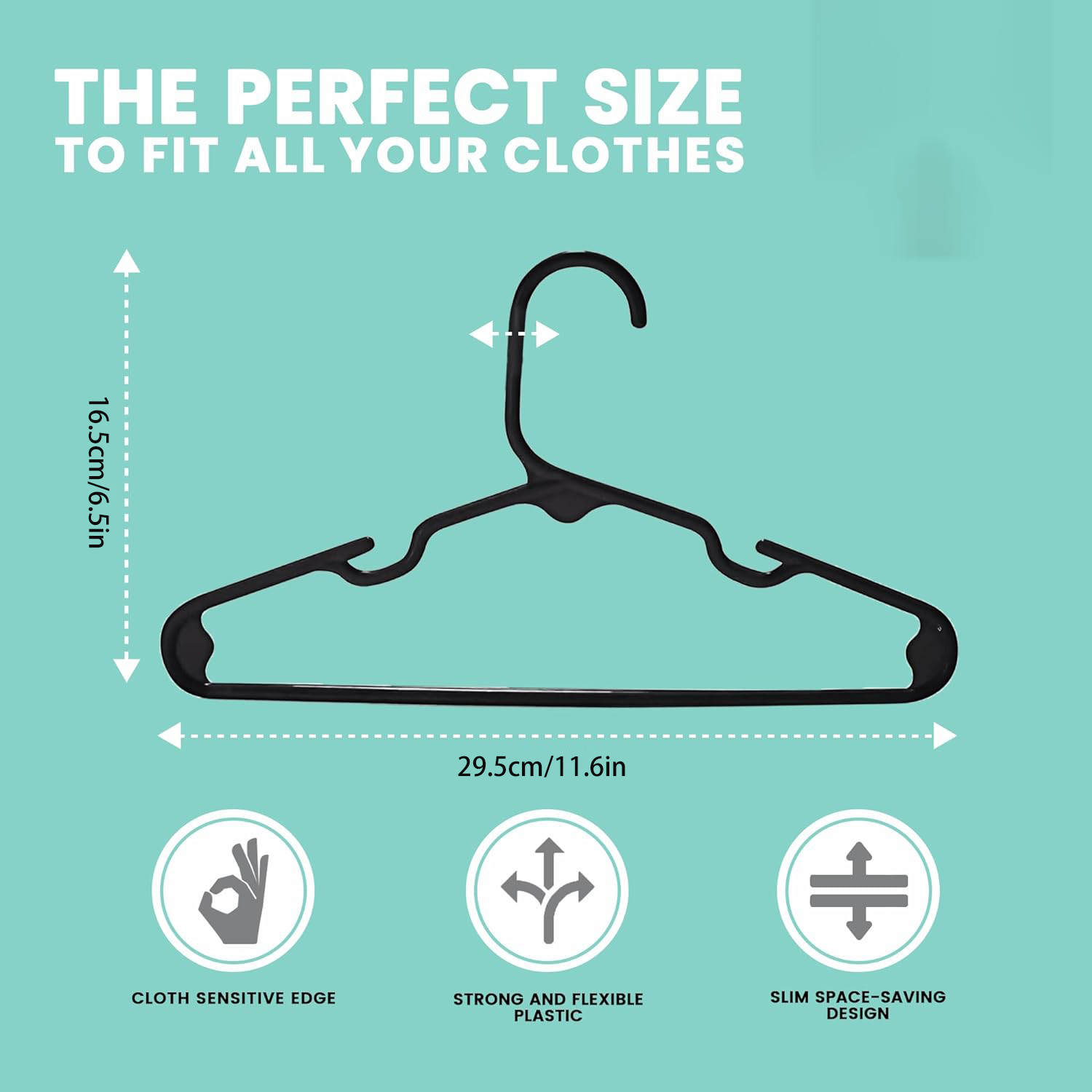 Juego de 20 perchas de plástic - Baby Clothing Wardrobe reseña y precio