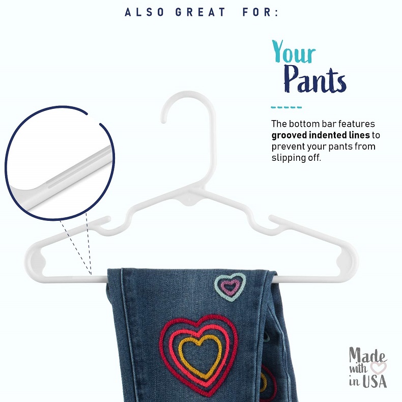 Juego de 20 perchas de plástic - Baby Clothing Wardrobe reseña y precio