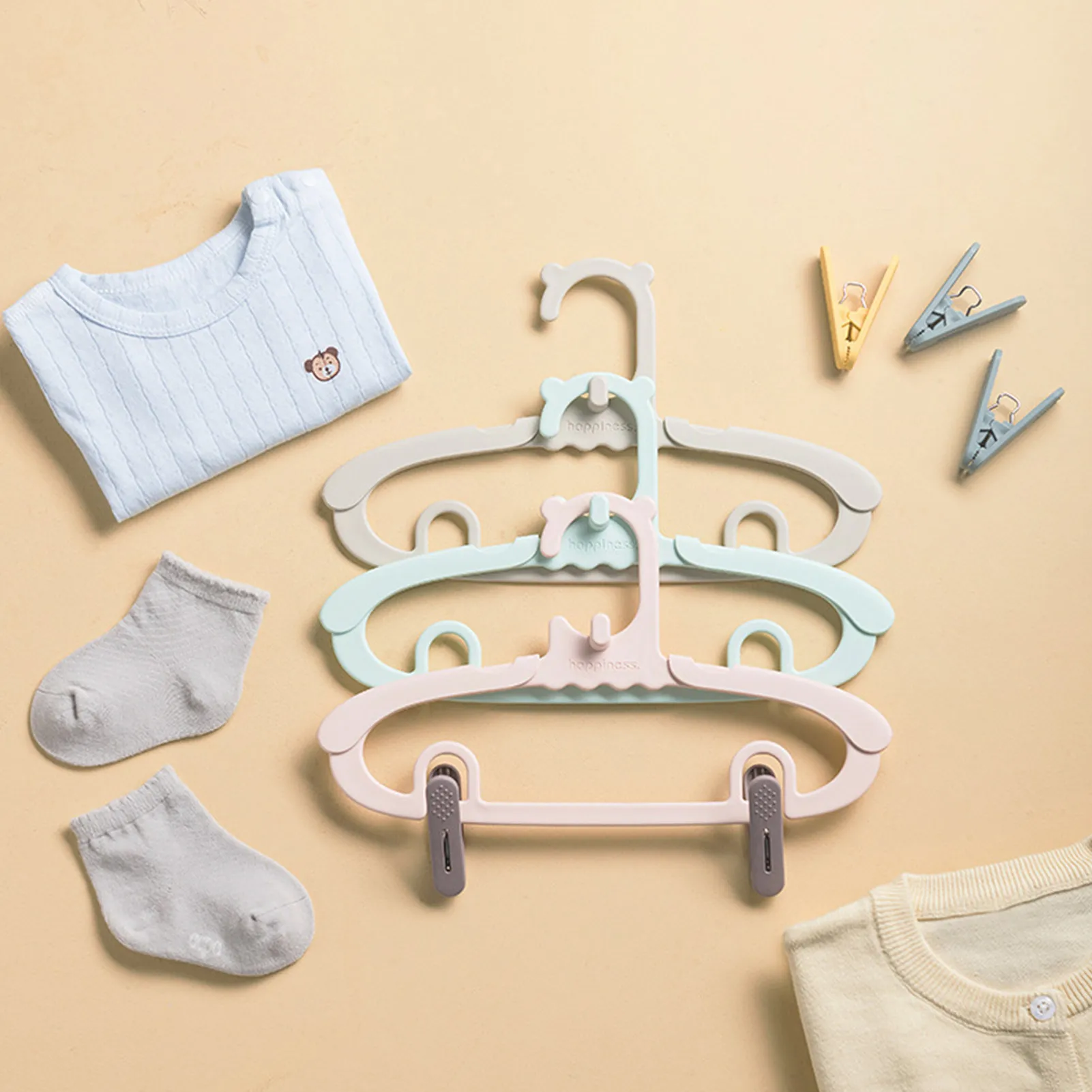 Perchas ajustables para ropa d - Baby Clothing Display reseña y precio