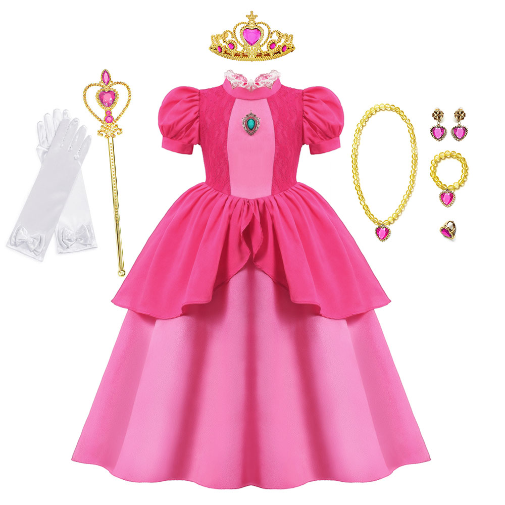 Vestido de Cosplay de melocotó - Baby Clothing Size reseña y precio