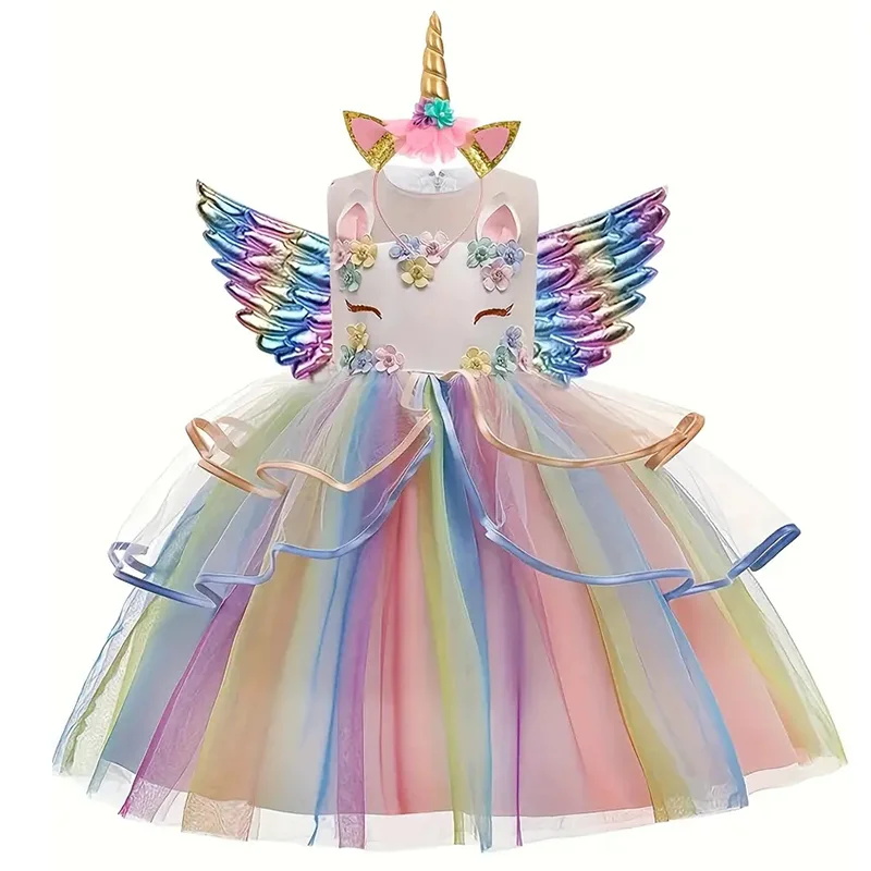 Vestido de princesa unicornio  - Baby Clothing Size reseña y precio
