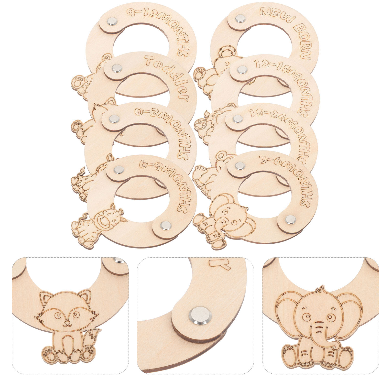 8 Divisores de Tallas para Rop - Baby Clothing Wardrobe reseña y precio