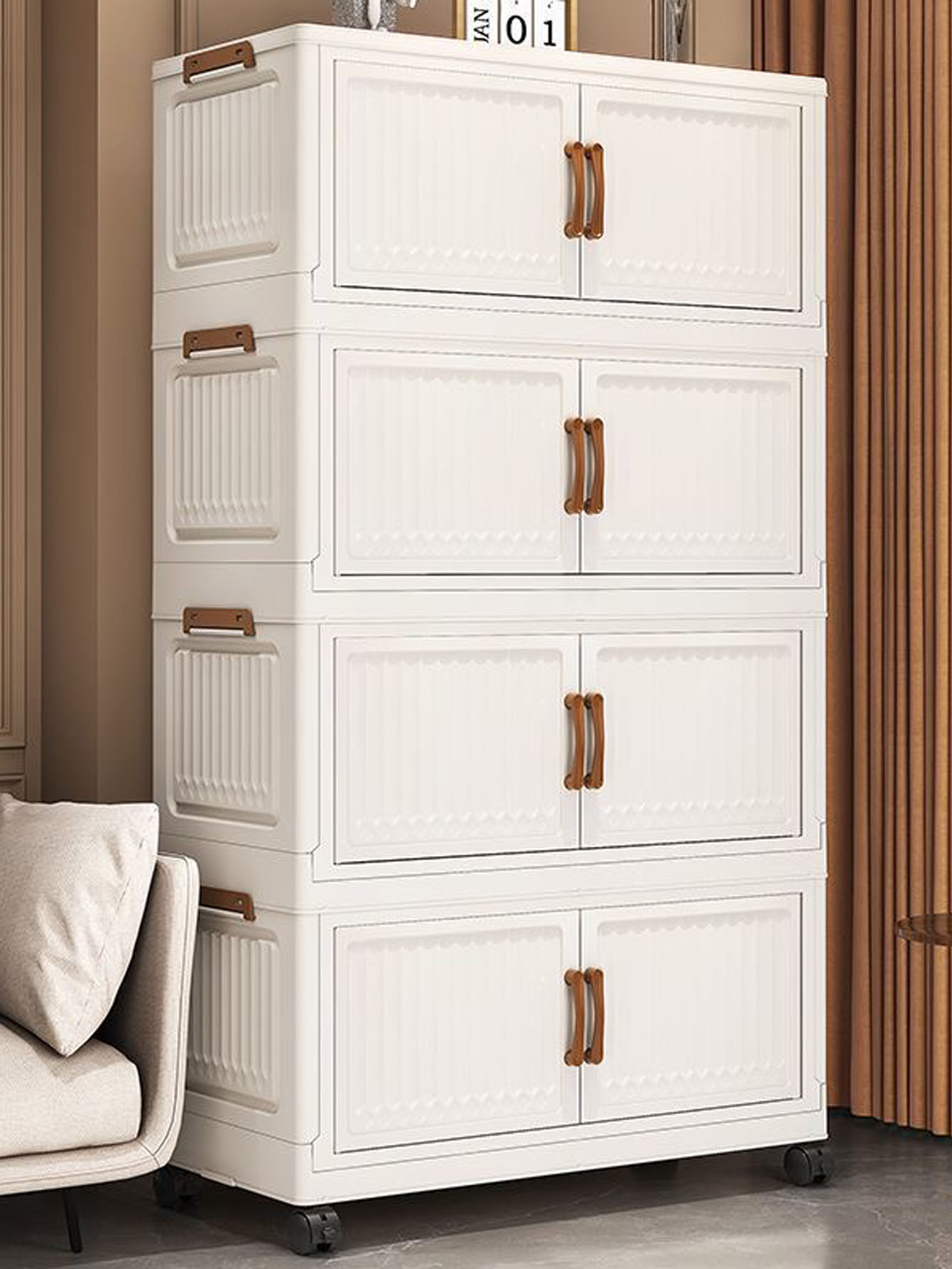 Armario plegable de plástico m - Baby Clothing Wardrobe reseña y precio
