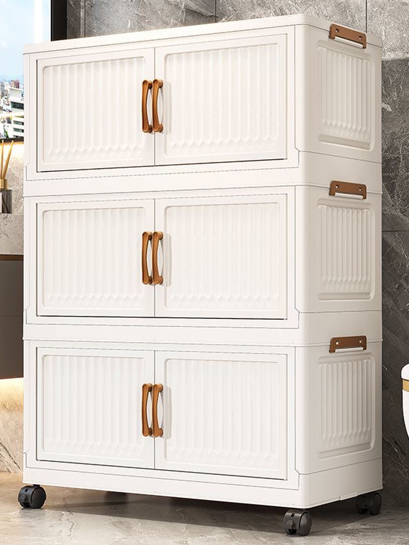 Armario plegable de plástico m - Baby Clothing Wardrobe reseña y precio