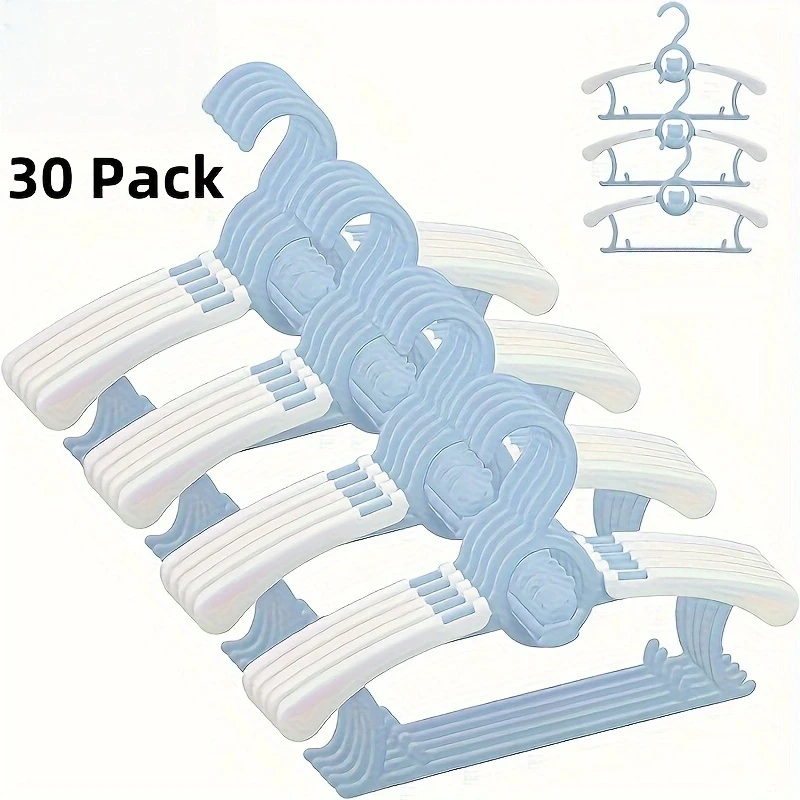 Paquete de 30 Perchas de Plást - Baby Clothing Wardrobe reseña y precio