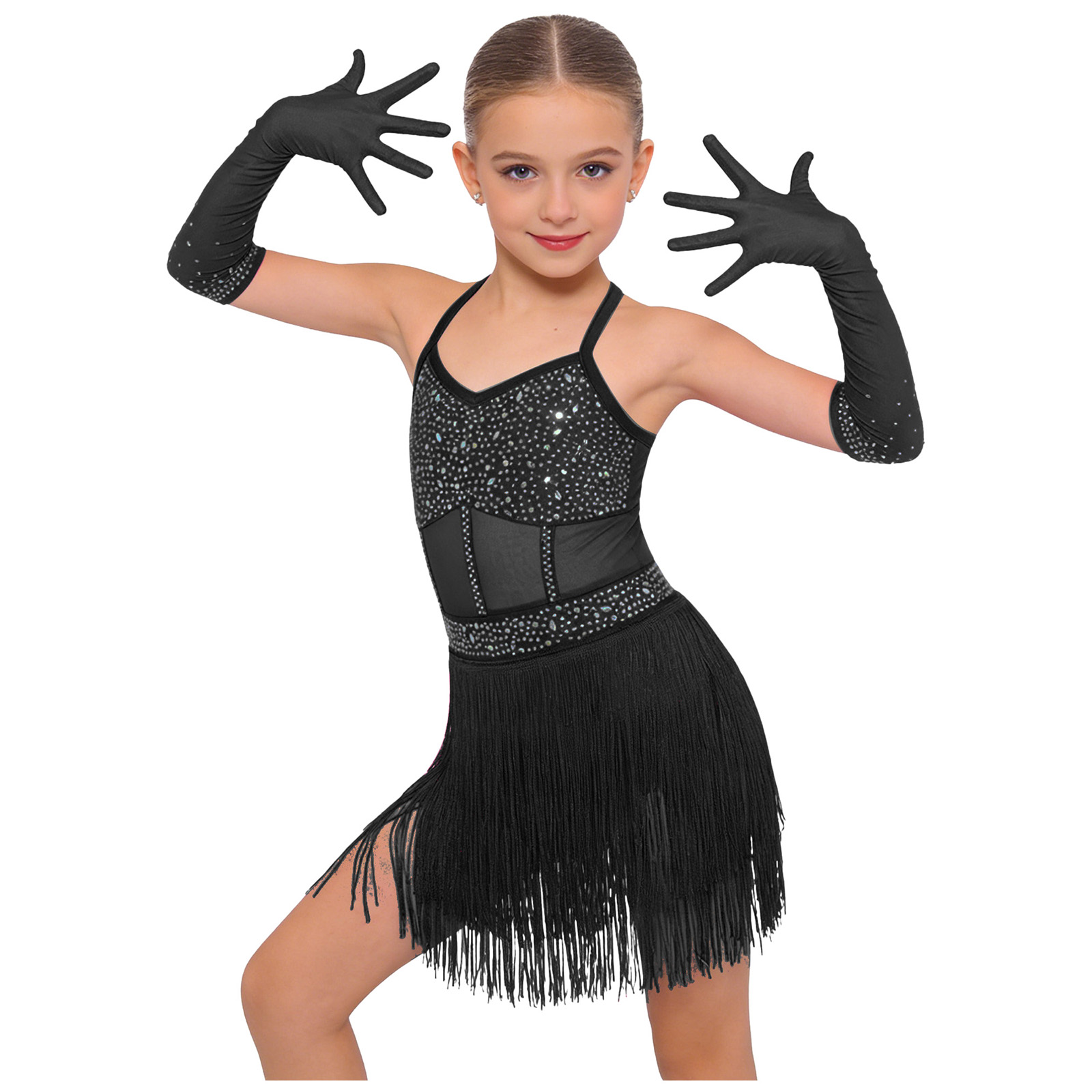 Traje de Baile Latino para Niñ - Baby Clothing Size reseña y precio